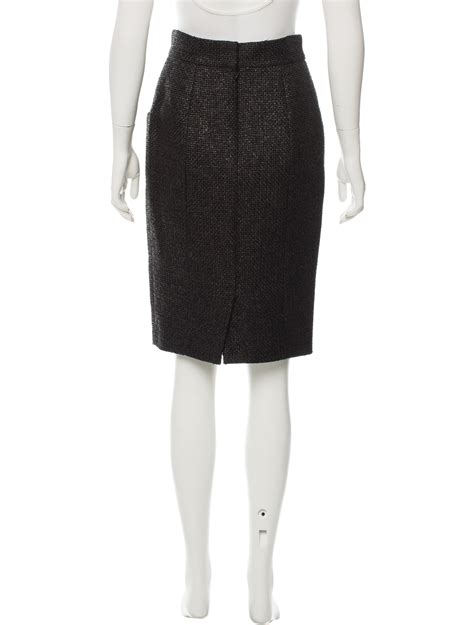 chanel pencil skirt